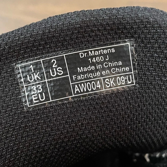 Dr.Martens Kids 1460 Boots vegan lace up boots ROSE GOLD CHROME PAINT METALLIC - Picture 5 of 16